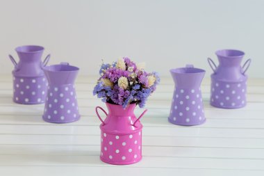 renkli kuru çiçekler