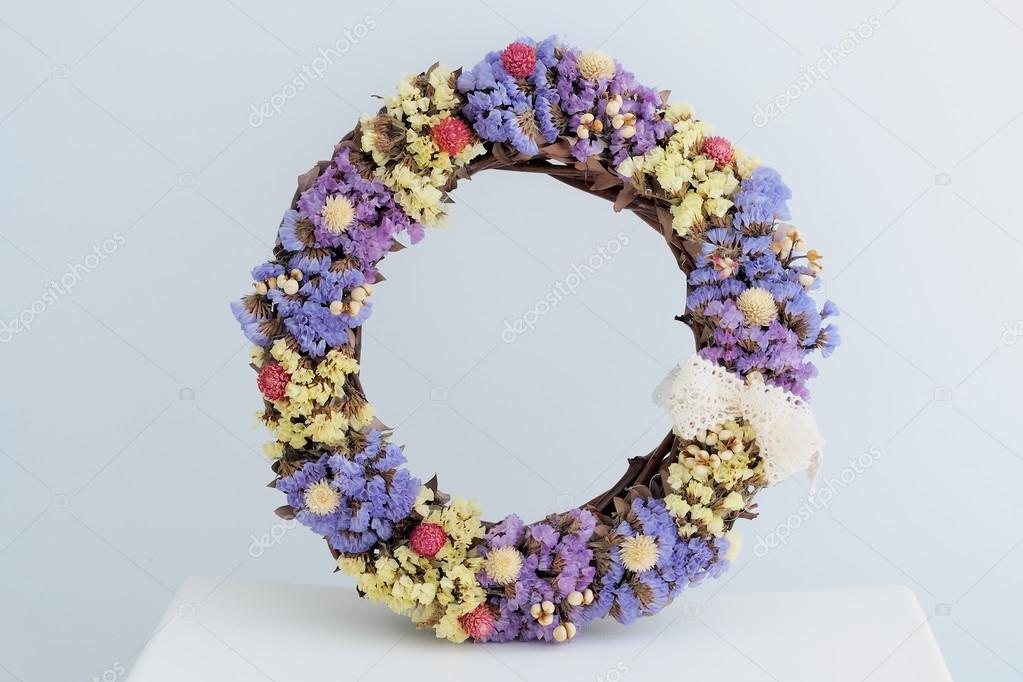 Dried flowers wreaths