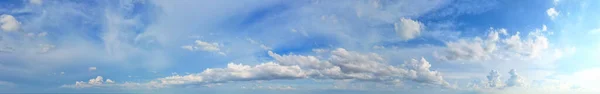 Mooie Panoramische Hemel Wolken Cloudscape Luchtwolken Blauwe Lucht Achtergrond Abstracte — Stockfoto