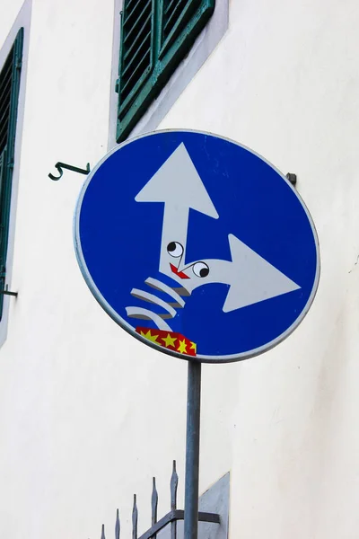 Funny road signs in Florence