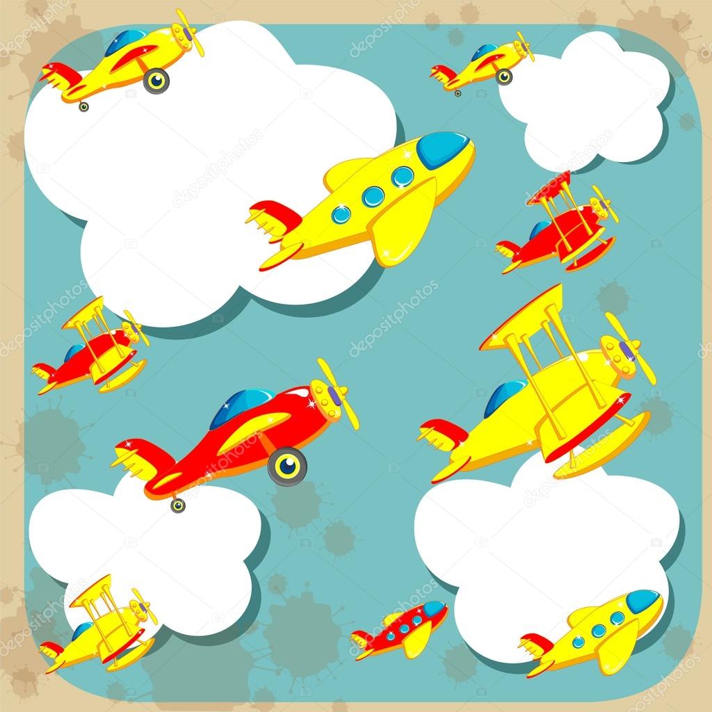 Planes in the sky