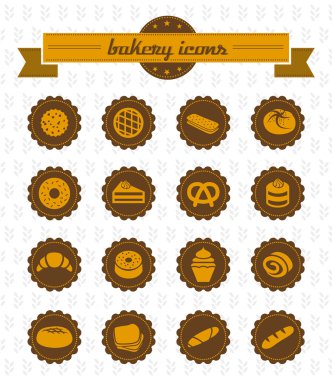 Bakery icons clipart