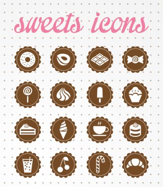 Sweets icons clipart