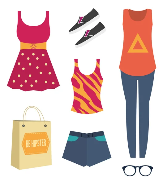 Fashion daily inspiration — Stock Vector