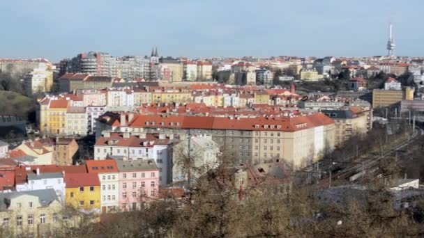 Panorama Pragi — Wideo stockowe