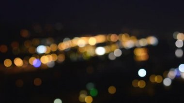 gece şehir (bulanık)