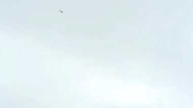 -büyük bir mesafeden - gökyüzü tress uçan uçak