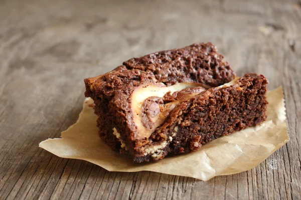 Brownies, dessert al cioccolato — Foto Stock