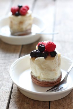 Cheesecake, pişmiş peyniri puding, tatlı