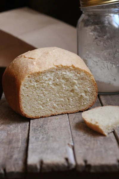 Bread, long loaf, dough — Stock Photo, Image