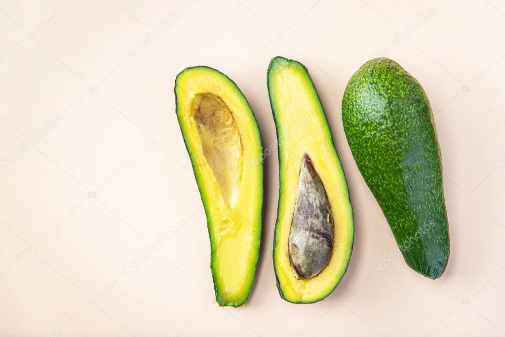 avocado fruit fresh snack on the table copy space food background rustic. top view diet veggie vegan or vegetarian food