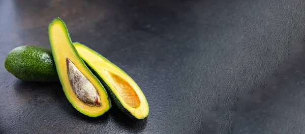 Avocado Fruit Verse Maaltijd Snack Tafel Kopiëren Ruimte Voedsel Achtergrond — Stockfoto