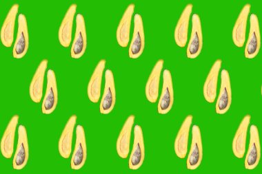 Avokado meyveli çerez masa deseninde fotokopi alanı arka plan kırsal 