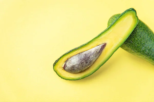 Avocado Fruit Verse Maaltijd Snack Tafel Patroon Kopiëren Ruimte Voedsel — Stockfoto