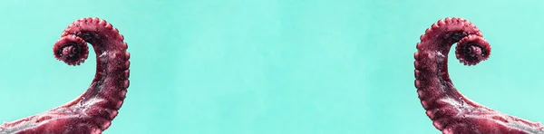 Восьминіг Харчовий Кіготь Морепродукти Морські Рептилії Харчування Закуски Столі Копія — стокове фото