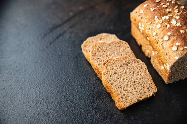 Sereal Roti Bran Berguna Sebagai Suplemen Makanan Gandum Durum Atas — Stok Foto