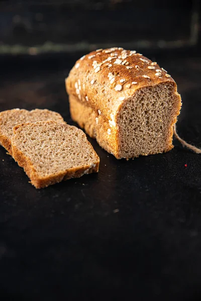 Brood Granen Zemelen Tarwe Geen Gist Nuttige Supplementen Durum Maaltijd — Stockfoto