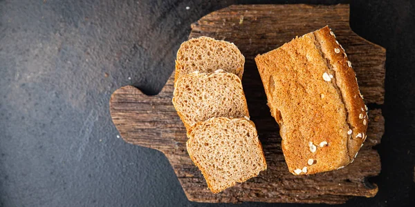 Хлеб Зерновые Отрубей Пшеницы Дрожжей Полезные Добавки Durum Еды Закуски — стоковое фото