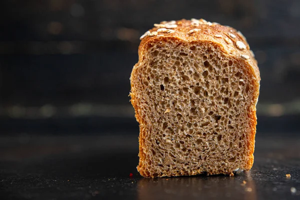 Haver Brood Granen Zemelen Tarwe Geen Gist Nuttige Supplementen Durum — Stockfoto