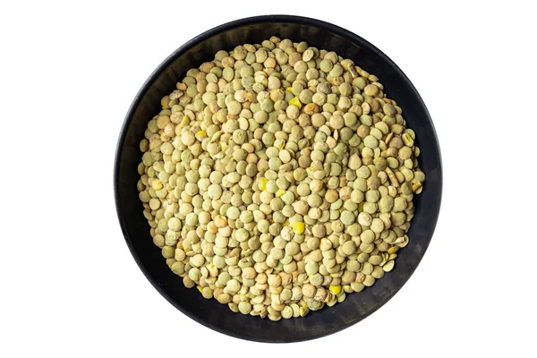 Green Lentils Legumes Ready Cook Healthy Meal Food Diet Snack Stock Photo
