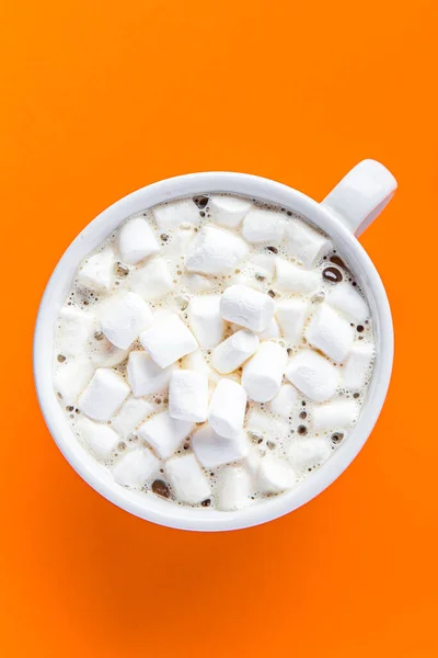 Cacau Com Marshmallows Bebida Café Quente Bebida Doce Refeição Saudável — Fotografia de Stock