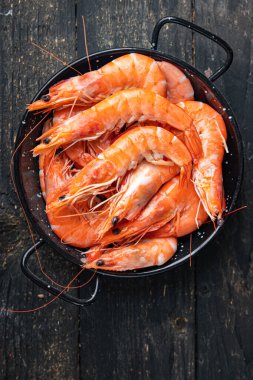 Karides, karides, karides, deniz mahsulü, sağlıklı yemek, atıştırmalık.