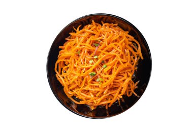 carrot salad vegetable beta carotene fresh healthy meal food snack on the table copy space food background rustic 