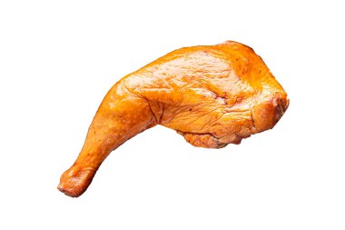 tavuk eti bacağı füme kümes hayvanları yemek aperatifi masanın üzerinde fotokopi alanı yemek arka planı 