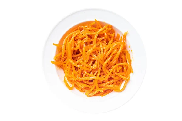 Möhrensalat Gemüse Stillleben Gemüse Mahlzeit Snack Auf Dem Tisch Kopieren — Stockfoto