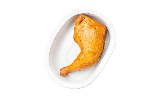 Kurczak Nogi Mięso Smażony Grill Drób Mączka Jedzenie Przekąska Stole — Zdjęcie stockowe