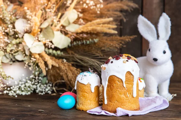 Wielkanoc Ciasto Pasterz Wielkanoc Święto Drożdże Słodki Deser Święto Prawosławny — Zdjęcie stockowe