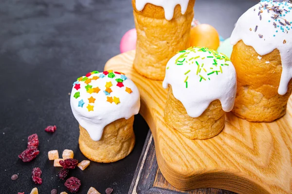 Kue Paskah Manis Manis Hari Libur Pastrie Makanan Ringan Menyalin — Stok Foto