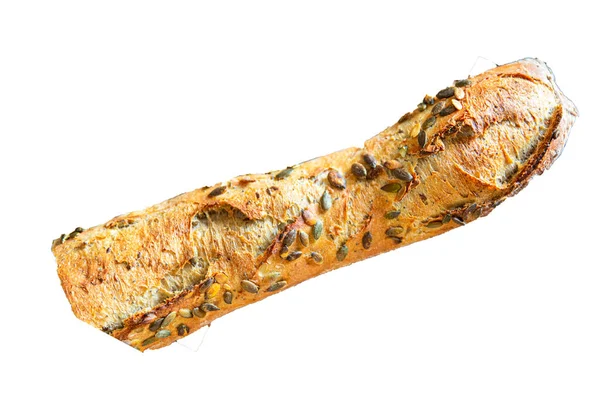 Baguette Bread Seeds French Fresh Meal Food Snack Table Copy — Fotografia de Stock