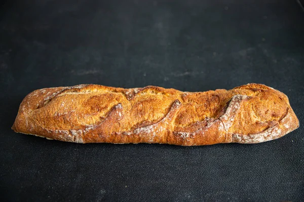 baguette bread soft bun fresh bakery food snack on the table copy space food background rustic top view