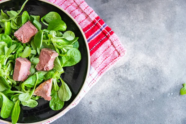 Salata Domuz Dili Yeşil Salata Mutfak Sağlıklı Yemek Abur Cubur — Stok fotoğraf