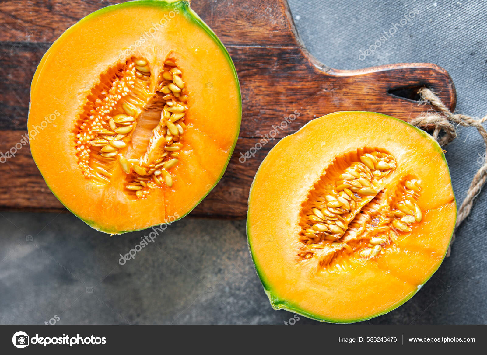 Melon Fruit Charente French Sweet Juicy Dessert Fresh Healthy Meal