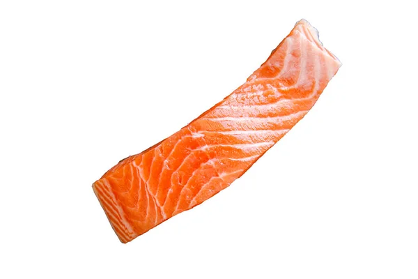 Salmon Fresh Raw Seafood Healthy Meal Food Snack Table Copy — Fotografia de Stock