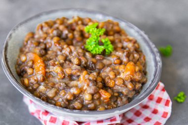 lentils vegetables cuisine fresh healthy meal food snack diet on the table copy space food background