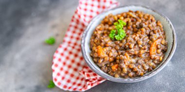 lentils vegetables cuisine fresh healthy meal food snack diet on the table copy space food background