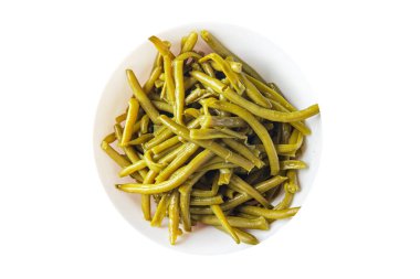 green bean canned boiled beans fresh healthy meal food snack diet on the table copy space food background 