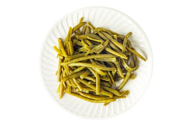 green bean canned boiled beans fresh healthy meal food snack diet on the table copy space food background 