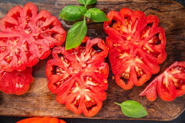 Domates kırmızısı sebze taze sağlıklı yemek atıştırmalığı fotokopi arka plan keto ya da paleo diyet vejetaryen ya da vejetaryen yemeği