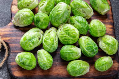 Brüksel 'de yeşil çiğ sebze, sağlıklı yemek, abur cubur diyeti var. 
