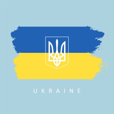 Ukrayna - arka plan'ın ulusal sembolü