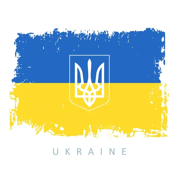 Das nationale Symbol der Ukraine - abstrakter Hintergrund — Stockvektor