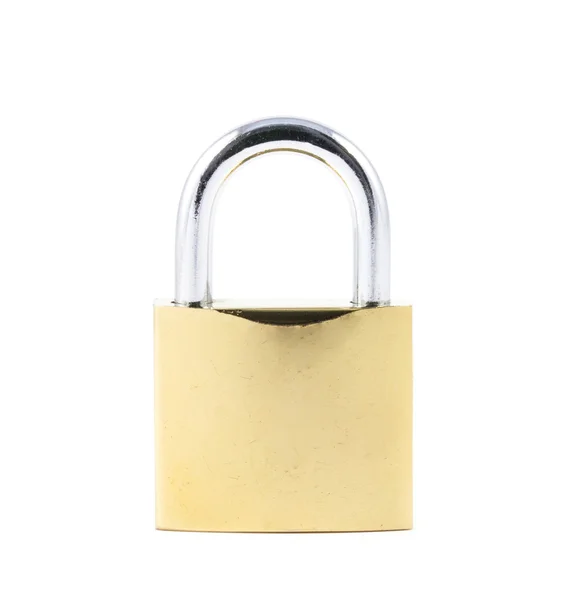 Close up yellow lock — Stock Photo, Image