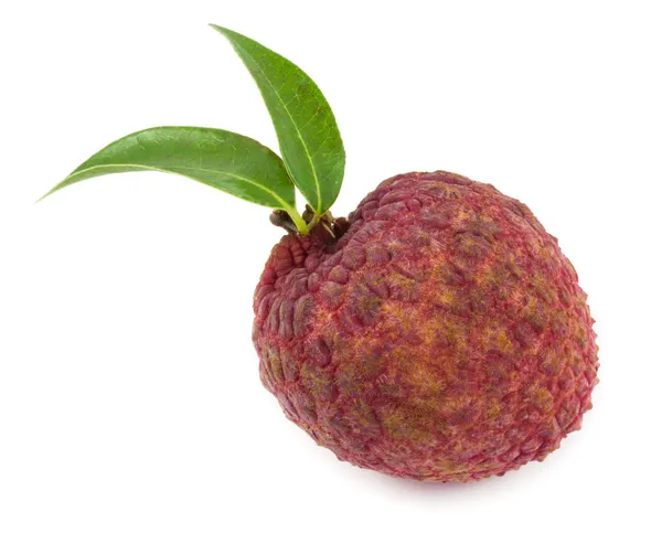 Nära håll röd Litchi — Stockfoto