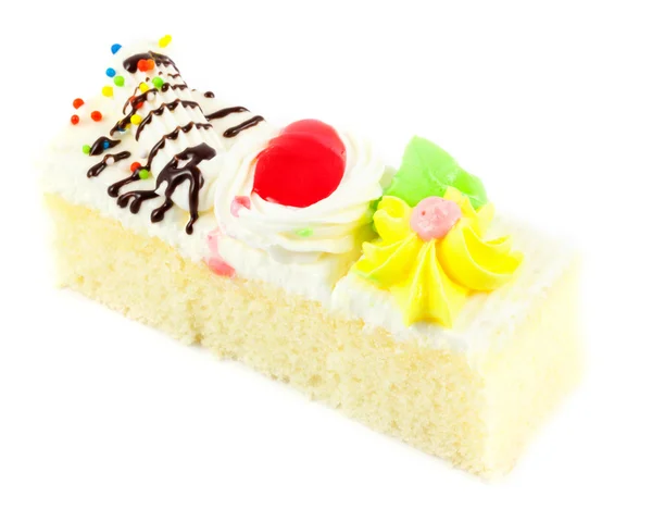 Pedazo de mini pastel — Foto de Stock