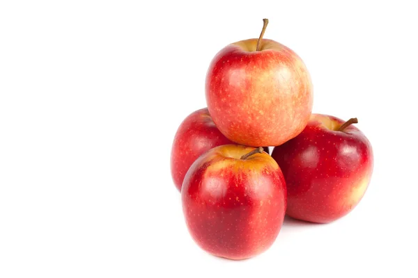 Închideți mărul roșu — Fotografie, imagine de stoc