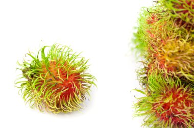 yığın rambutan kadar kapatın 